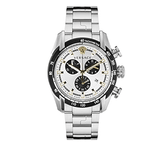 Buy Shop Versace V-Ray Chronograph Quartz Silver Dial Silver Steel Strap Watch For Men - VE2I00321 USA Online