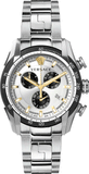 Buy Shop Versace V-Ray Chronograph Quartz Silver Dial Silver Steel Strap Watch For Men - VE2I00321 USA Online