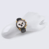 Buy Shop Versace V-Ray Chronograph White Dial Black Leather Strap Watch for Men - VDB040014 USA Online