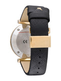 Buy Shop Versace V-Twist Black Dial Black Leather Strap Watch for Women - VELS00619 USA Online