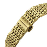 Buy Shop Versace V-Twist Black Dial Gold Mesh Bracelet Watch for Women - VELS00819 USA Online