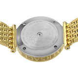 Buy Shop Versace V-Twist Black Dial Gold Mesh Bracelet Watch for Women - VELS00819 USA Online