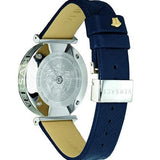 Buy Shop Versace V-Twist Quartz Blue Dial Blue Leather Strap Watch for Women - VELS00119 USA Online