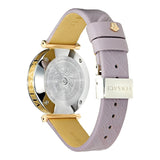 Buy Shop Versace V-Twist Quartz Purple Dial Purple Leather Strap Watch for Women - VELS00219 USA Online