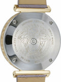 Buy Shop Versace V-Twist Quartz Purple Dial Purple Leather Strap Watch for Women - VELS00219 USA Online