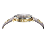 Buy Shop Versace V-Twist Quartz Purple Dial Purple Leather Strap Watch for Women - VELS00219 USA Online