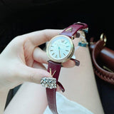 Buy Shop Versace V-Twist Silver Dial Red Leather Strap Watch for for Women - VELS00519 USA Online