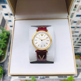Buy Shop Versace V-Twist Silver Dial Red Leather Strap Watch for for Women - VELS00519 USA Online
