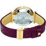Buy Shop Versace V-Twist Silver Dial Red Leather Strap Watch for for Women - VELS00519 USA Online