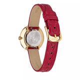Buy Shop Versace V-Twist Silver Dial Red Leather Strap Watch for for Women - VELS00519 USA Online