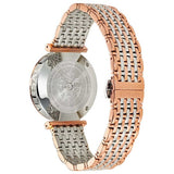 Buy Shop Versace V-Twist White Dial Two Tone Mesh Bracelet Watch for Women - VELS00719 USA Online