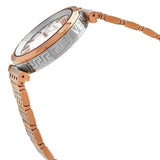 Buy Shop Versace V-Twist White Dial Two Tone Mesh Bracelet Watch for Women - VELS00719 USA Online