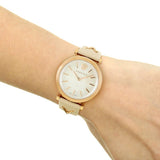 Buy Shop Versace V-Twist White Dial White Leather Strap Watch for Women - VELS00419 USA Online