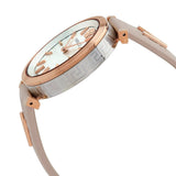 Buy Shop Versace V-Twist White Dial White Leather Strap Watch for Women - VELS00419 USA Online