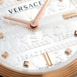 Buy Shop Versace V-Twist White Dial White Leather Strap Watch for Women - VELS00419 USA Online
