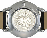 Buy Shop Versace V Urban Black Dial Black Leather Strap Watch for Men - VELQ00119 USA Online