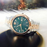 Buy Shop Versace V-Urban Green Dial Two Tone Steel Strap Watch for Men - VELQ00619 USA Online