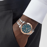 Buy Shop Versace V-Urban Green Dial Two Tone Steel Strap Watch for Men - VELQ00619 USA Online