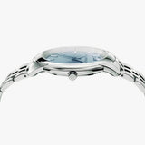 Buy Shop Versace V-Urban Light Blue Dial Silver Steel Strap Watch for Men - VELQ00419 USA Online
