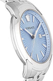 Buy Shop Versace V-Urban Light Blue Dial Silver Steel Strap Watch for Men - VELQ00419 USA Online
