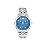 Buy Shop Versace V-Urban Light Blue Dial Silver Steel Strap Watch for Men - VELQ00419 USA Online