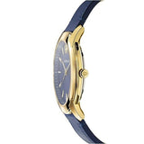 Buy Shop Versace V-Urban Quartz Blue Dial Blue Leather Strap Watch for Men - VELQ00319 USA Online