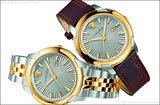Buy Shop Versace V-Urban Quartz Grey Dial Brown Leather Strap Watch for Men - VELQ00219 USA Online