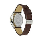 Buy Shop Versace V-Urban Quartz Grey Dial Brown Leather Strap Watch for Men - VELQ00219 USA Online
