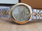 Buy Shop Versace V-Urban Quartz Silver Dial Two Tone Steel Strap Watch for Men - VELQ00519 USA Online