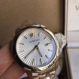 Buy Shop Versace V-Urban Quartz Silver Dial Two Tone Steel Strap Watch for Men - VELQ00519 USA Online