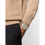 Buy Shop Versace V-Urban Quartz Silver Dial Two Tone Steel Strap Watch for Men - VELQ00519 USA Online