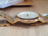 Buy Shop Versace V-Urban Quartz White Dial Gold Steel Strap Watch For Men - VELQ00719 USA Online