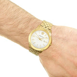 Buy Shop Versace V-Urban Quartz White Dial Gold Steel Strap Watch For Men - VELQ00719 USA Online