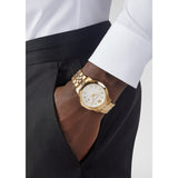 Buy Shop Versace V-Urban Quartz White Dial Gold Steel Strap Watch For Men - VELQ00719 USA Online