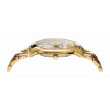 Buy Shop Versace V-Urban Quartz White Dial Gold Steel Strap Watch For Men - VELQ00719 USA Online