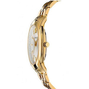 Buy Shop Versace V-Urban Quartz White Dial Gold Steel Strap Watch For Men - VELQ00719 USA Online
