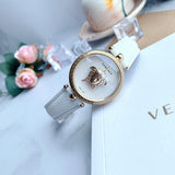 Buy Shop Versace Palazzo Empire White Dial White Leather Strap Watch for Women - VCO040017 USA Online