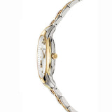 Versace Audrey Quartz White Dial Two Tone Steel Strap Watch for Women - VELR00519