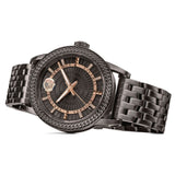 Buy Shop Versace Viamond Quartz Black Dial Grey Steel Strap Watch For Men - VEPO00520 USA Online