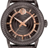 Buy Shop Versace Viamond Quartz Black Dial Grey Steel Strap Watch For Men - VEPO00520 USA Online