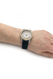 Buy Shop Versace Viamond Quartz White Dial Blue Leather Strap Watch For Men - VEPO00120 USA Online