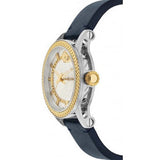Buy Shop Versace Viamond Quartz White Dial Blue Leather Strap Watch For Men - VEPO00120 USA Online