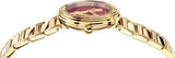 Buy Shop Versace Virtus Mini Quartz Red Dial Gold Steel Strap Watch For Women - VET300321 USA Online