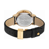 Buy Shop Versace Virtus Quartz Black Dial Black Leather Strap Watch for Women - VEHC00119 USA Online