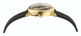 Buy Shop Versace Virtus Quartz Black Dial Black Leather Strap Watch for Women - VEHC00119 USA Online