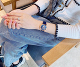 Buy Shop Versace Virtus Quartz Blue Dial Blue Leather Strap Watch for Women - VEHC00419 USA Online