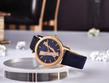 Buy Shop Versace Virtus Quartz Blue Dial Blue Leather Strap Watch for Women - VEHC00419 USA Online
