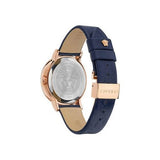Buy Shop Versace Virtus Quartz Blue Dial Blue Leather Strap Watch for Women - VEHC00419 USA Online