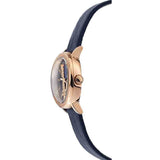 Buy Shop Versace Virtus Quartz Blue Dial Blue Leather Strap Watch for Women - VEHC00419 USA Online