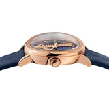 Buy Shop Versace Virtus Quartz Blue Dial Blue Leather Strap Watch for Women - VEHC00419 USA Online